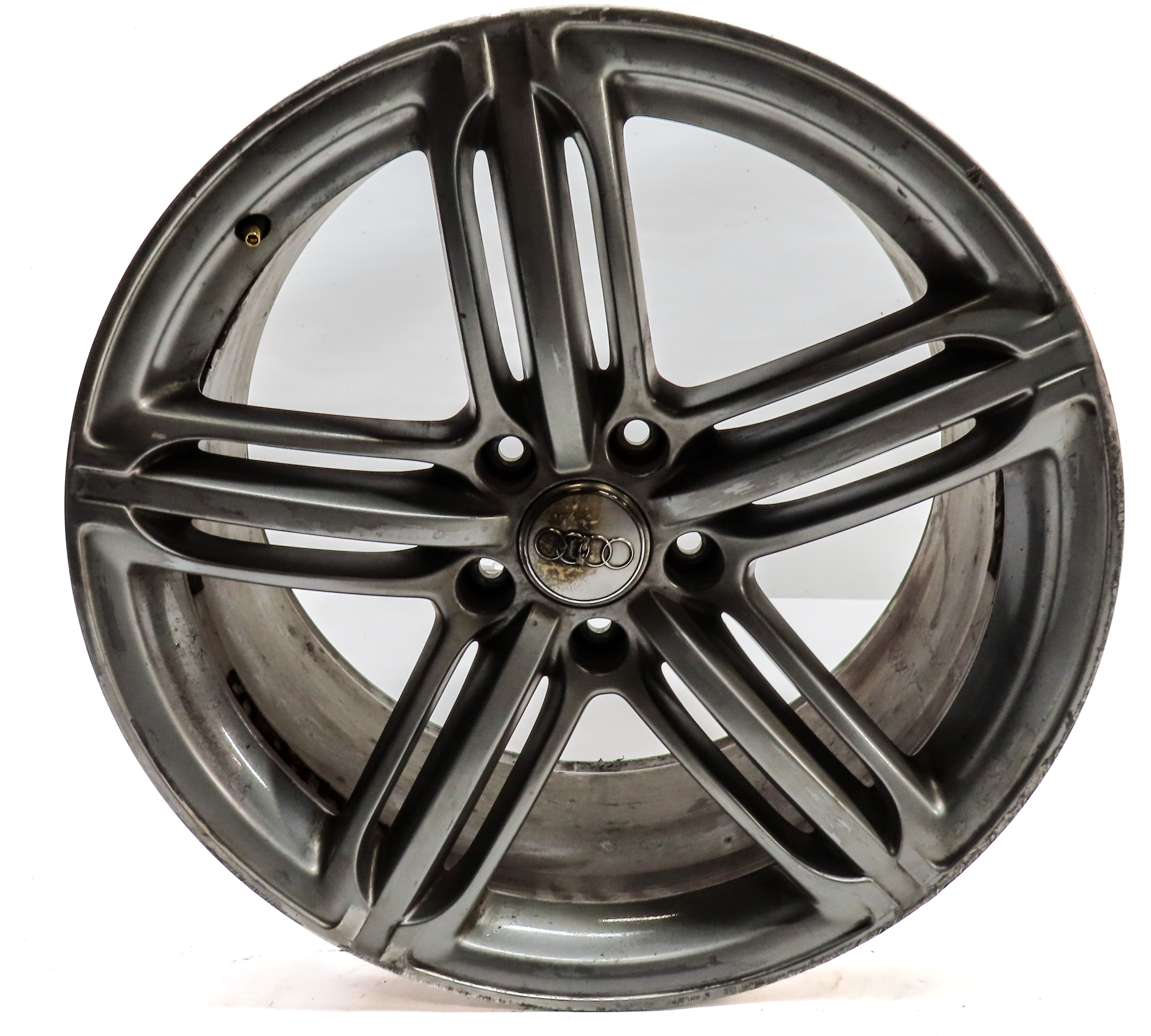10-15 AUDI Q7 (4L) 21x10  ALUMINUM ALLOY 5 TRIPLE 15-SPOKE WHEEL RIM (OPT: C7F) — exact item pictured